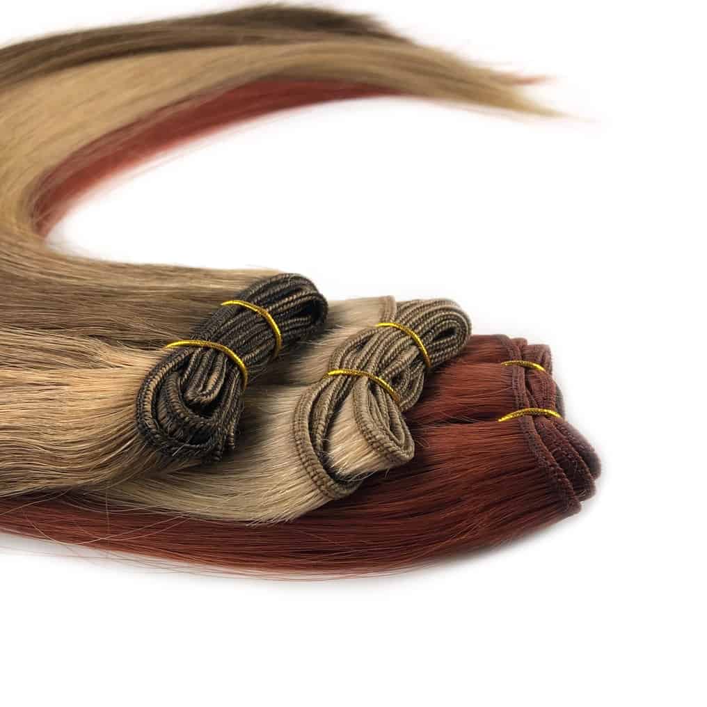 100% Remy Human Hair - Russian Mongolian Hair Extension Wefts