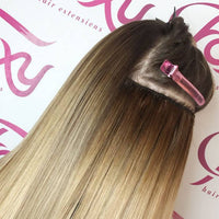 100% Remy Human Hair - Russian Mongolian Hair Extension Wefts